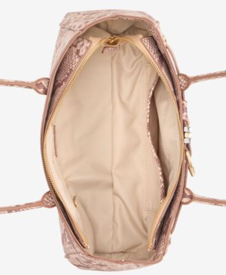 Zhuri Belted Snake Satchel