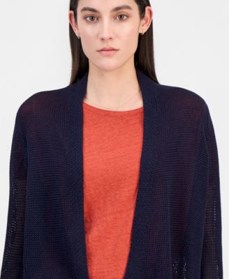 Women's Cropped Open-Front Cardigan