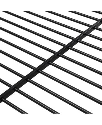 Streamdale Twin Over Full Metal Bunk Bed, No Box Spring, Large Storage, Easy Assemble