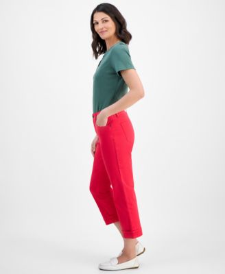 Women's Mid-Rise Curvy Capri Jeans