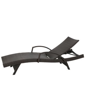 Streamdale Woven Resin Wicker Recliner with Cushion