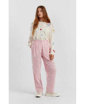 Women's Gingham Pants