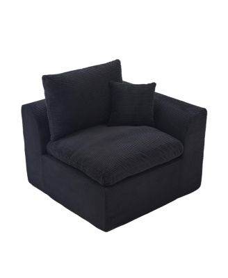  Modular Sectional Sofa Cloud Couch, Comfy Modern 2 Seater with Removable Cushion Covers