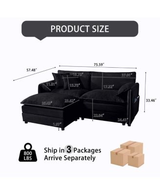  Chenille Modular Sofa: Ultimate Comfort, Customizable, Modern Design