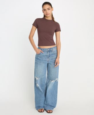 Women's Super Stretch Baby T-Shirt, Regular & Plus Size