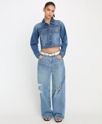 Women's Essential Crop Denim Jacket