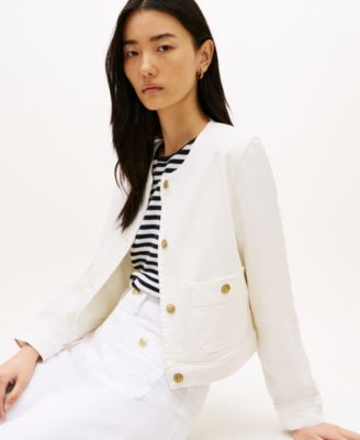 Women’s Denim Button-Front Jacket