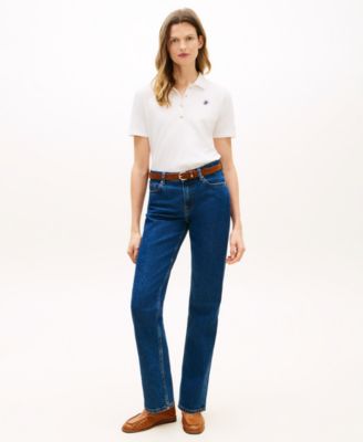 Women's Script Logo Polo T-Shirt