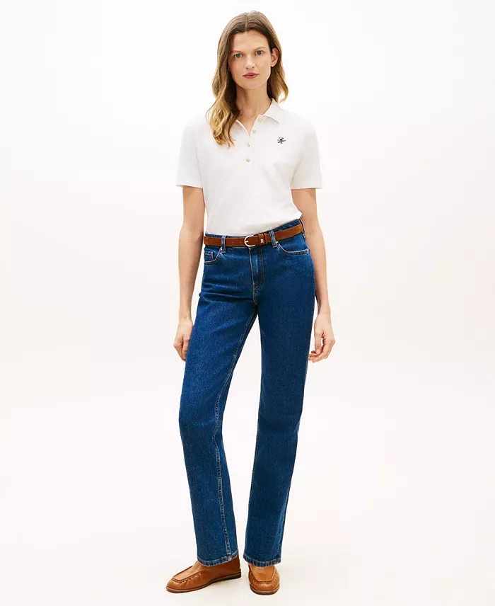 Women's Script Logo Polo T-Shirt - thumbnail 9