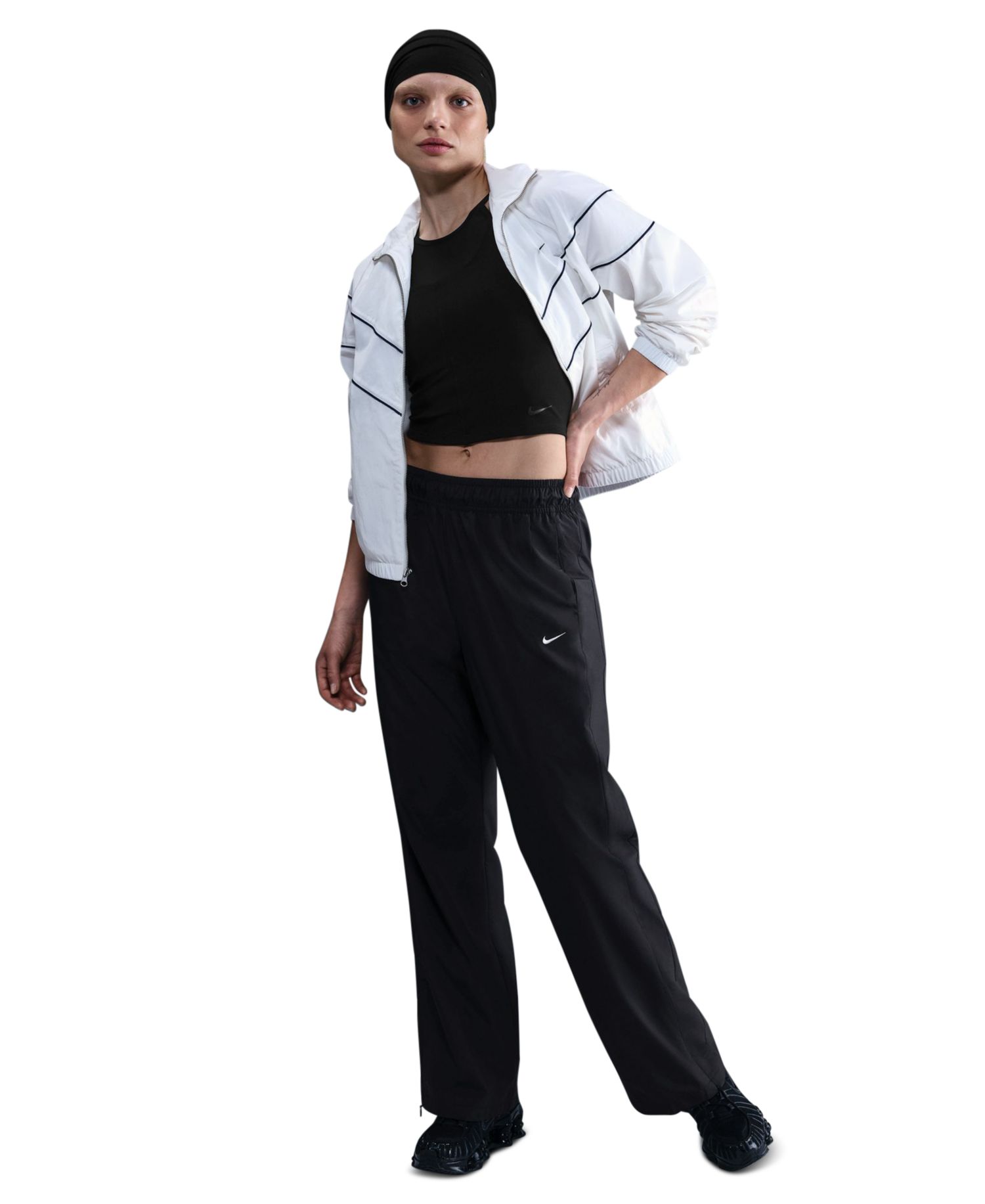 Women's Sportswear Classic Mid-Rise Open-Hem Pants
