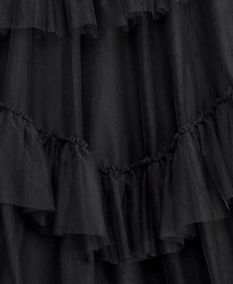 Juniors' Strapless Ruffle Skirt Gown, Created for Macy's