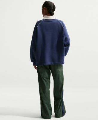 Women's Sportswear Phoenix Fleece Graphic Polo Oversized Top