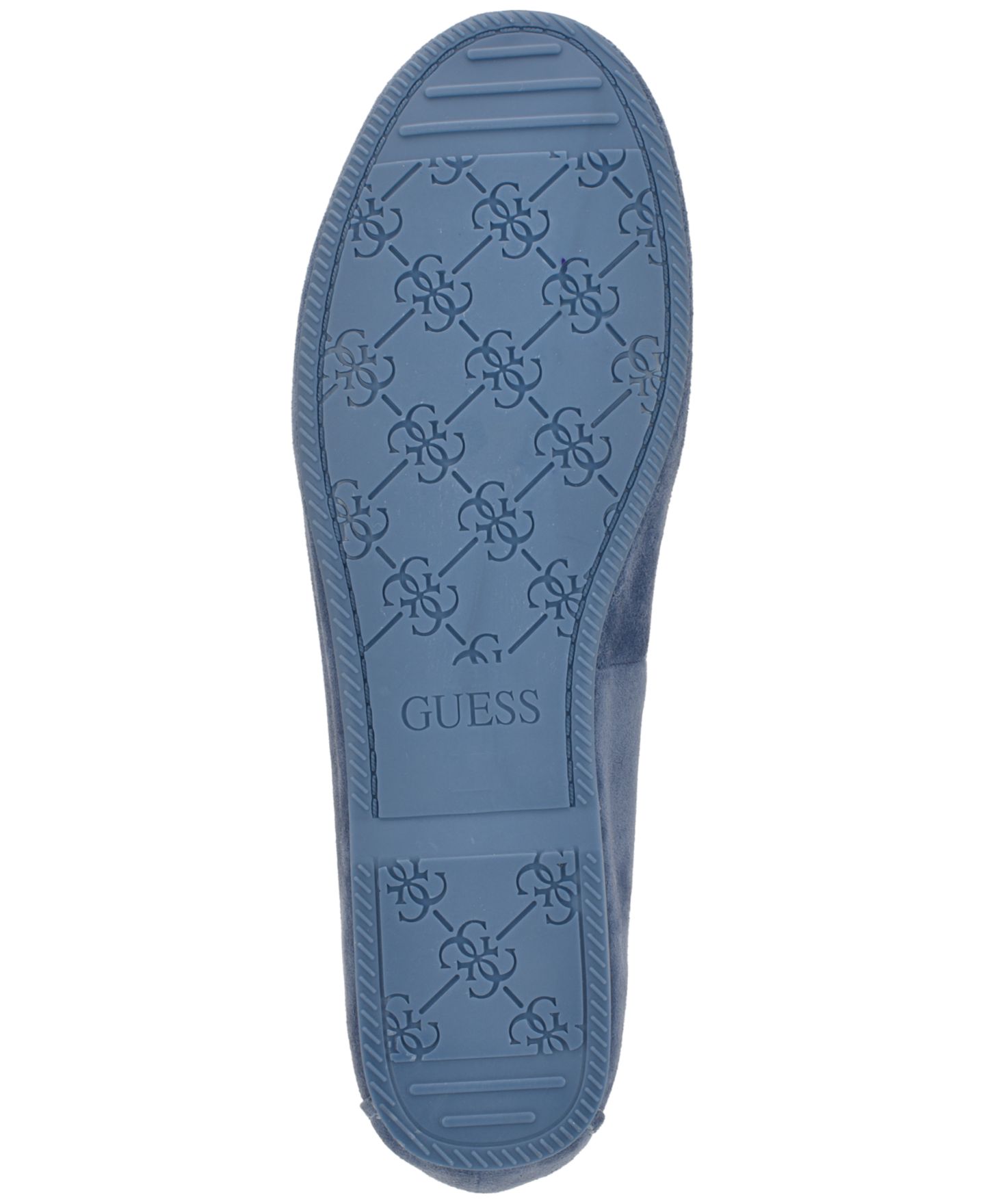 Женские туфли GUESS Aisha Soft Suede Boat Shoe, цвет: Синий замшевый — фото 5