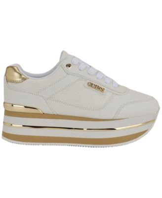 Women's Hansin Double Platform Lace-Up Sneakers