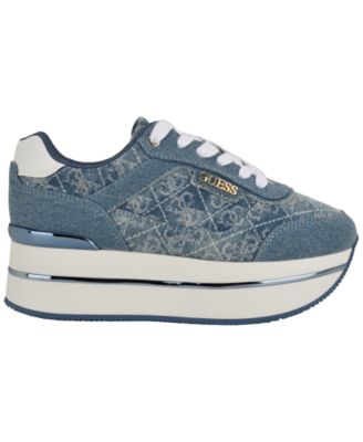 Women's Hansin Double Platform Lace-Up Sneakers