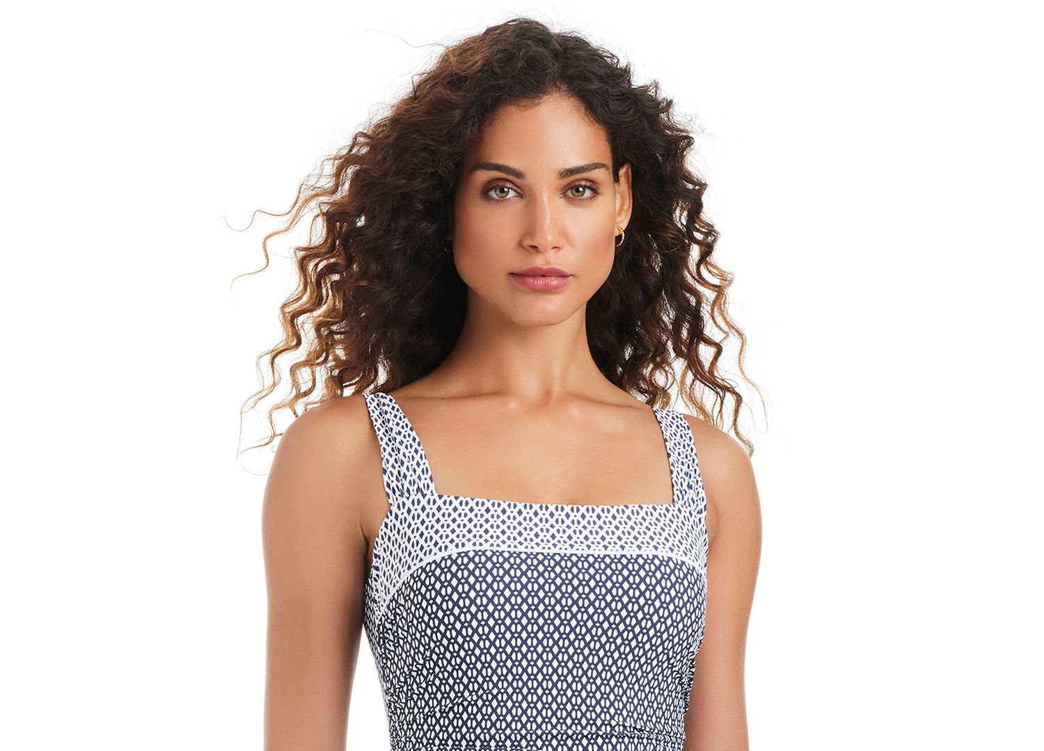 Women's Mio Block-Print One-Piece Swimsuit