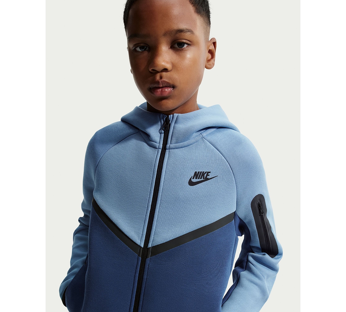 Nike Big Boys Sportswear Full-Zip Tech Fleece Hoodie