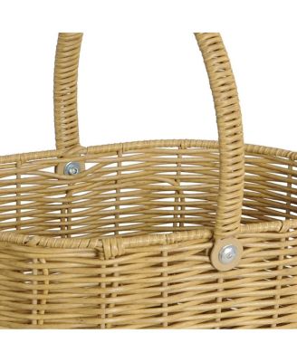 Set of 2 Wicker Storage Basket