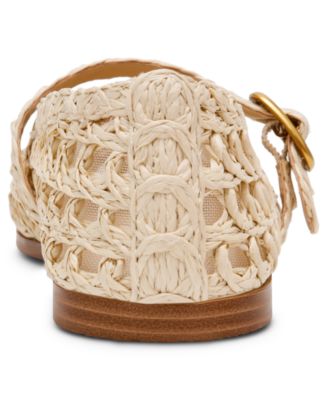 Women's Melody Raffia Mary Jane Flats