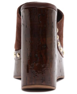 Women's Dalle Studs Slip-On Wedge Sandals