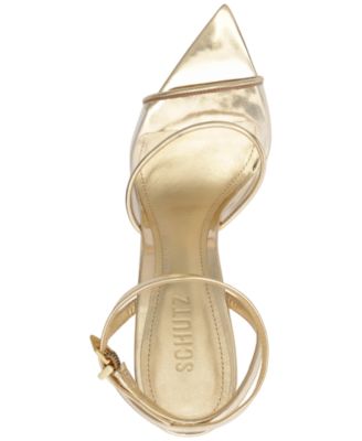 Women's Elodie Vinyl Pointed Toe Wedge Sandals