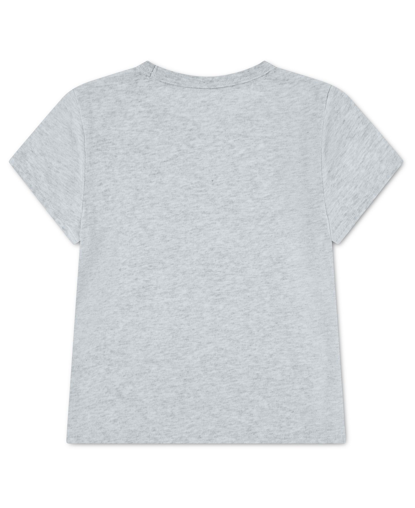 Футболка abercrombie kids Iced Coffee Classic Crewneck T-Shirt для девочек, цвет: Светлый серый меланжевый — фото 2