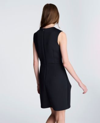 Women's Drape Pleated Short Dress