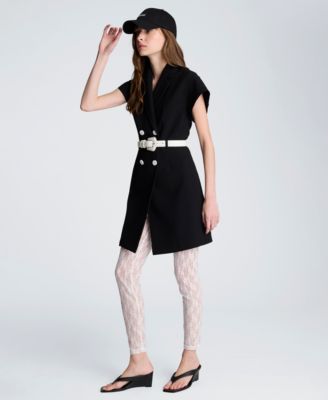 Women's Drop Shoulder Trench Mini Dress