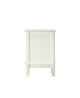  Modern 2-Drawer Nightstand with Gold Handles