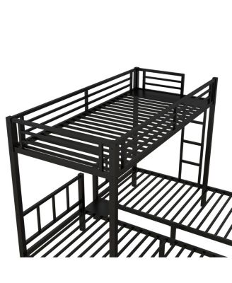 Twin/Twin XL Triple Metal Bunk Bed