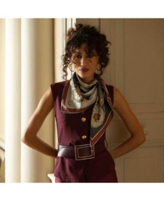 Women s Carozza Silk Foulard Scarf