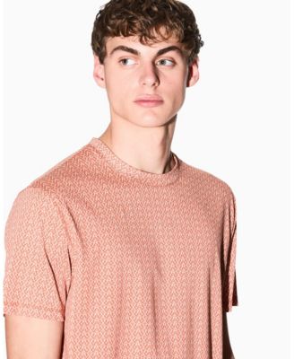 Men's Short Sleeve Allover Logo Print T-Shirt