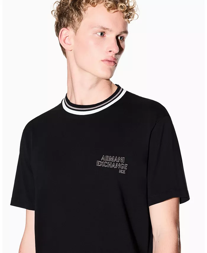 Men's Short Sleeve Tipping Logo T-Shirt - thumbnail 2