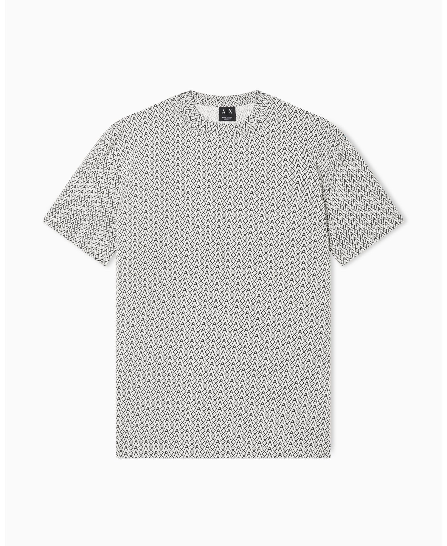 Men's Short Sleeve Allover Logo Print T-Shirt