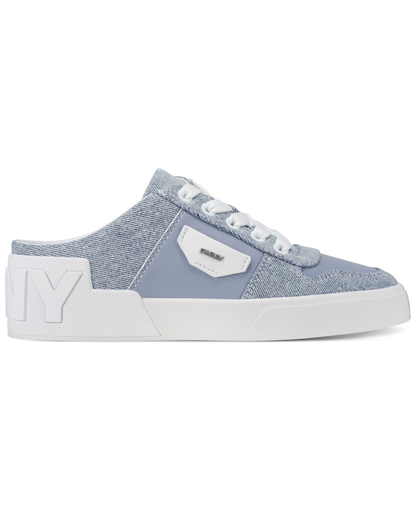 Женские кроссовки DKNY Murphy Mule Slip-On, цвет: Джинсовый / Белый — фото 2