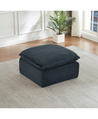 Cloud Sectional Couches for Living Room, Convertible L-Shape Couch with Ottoman