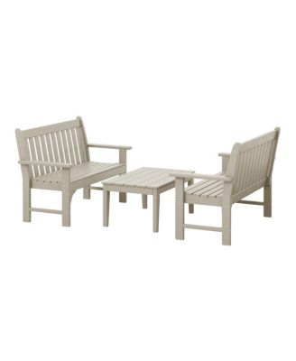 4 Piece Outdoor Wicker Rattan Conversation Sofa set with Coffee table