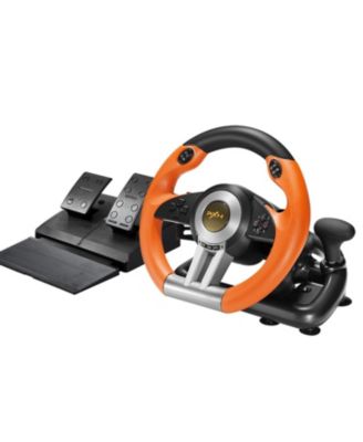 V3 PRO 180 USB Orange Racing Wheel With Pedals.