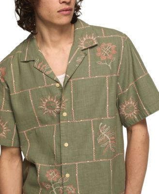 Men's Novelty Camp Collar Shirt