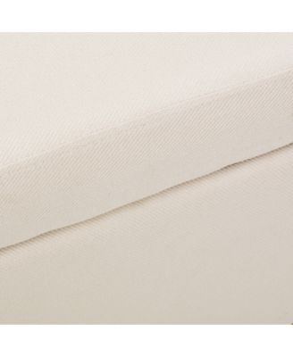 Streamdale Storage Ottoman Bench with Safety Hinge and Button Tufting