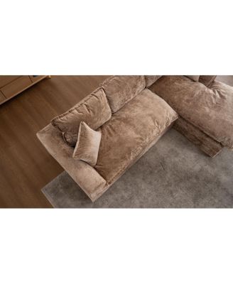 Cloud Sectional Couch with L-Shape Chaise, Modern Modular Sofa