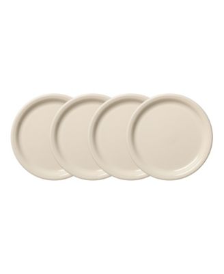 Linen Bistro Coupe Luncheon Plates, Set of 4