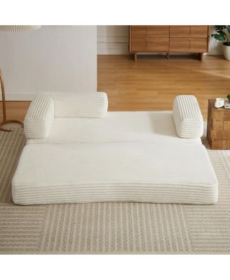  Loveseat Sofa, Cloud Boneless Couches for Living Room, Modern Modular