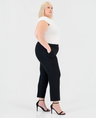 Plus Size Straight-Leg Pants
