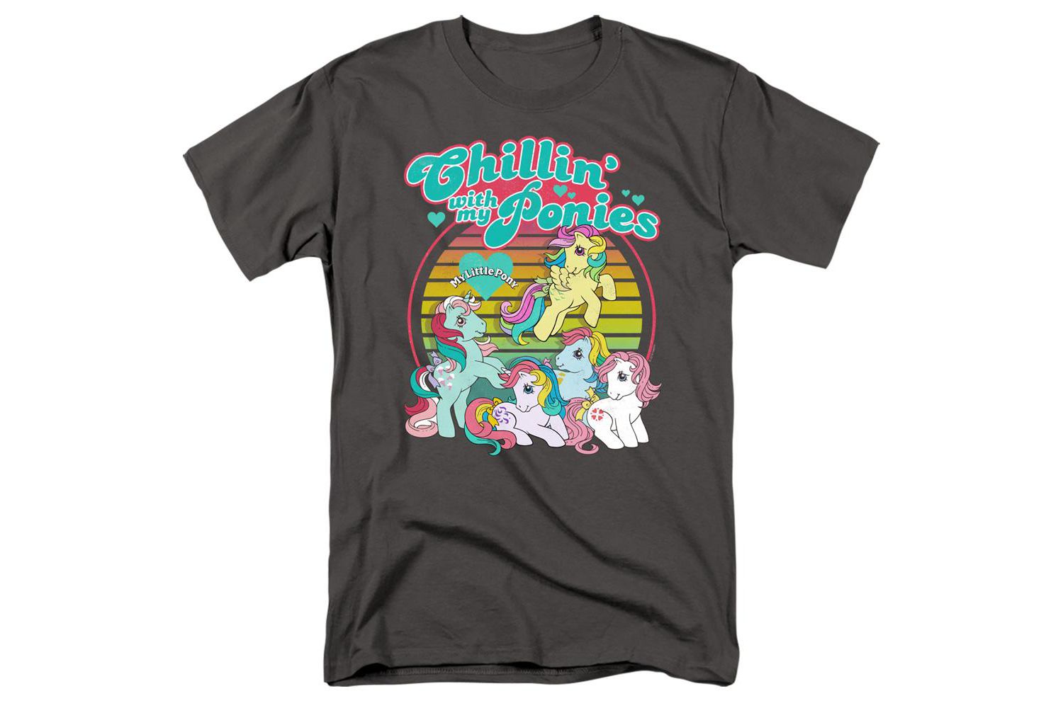 Big & Tall + My Little Pony Retro Chillin with My Ponies T Shirt