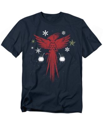 Men's Christmas Fawkes Phoenix Stamp T Shirt