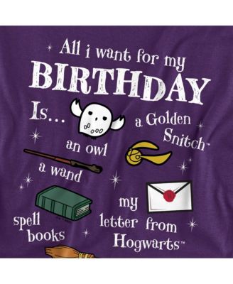 Men's Birthday Wishlist T Shirt