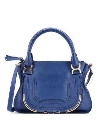 Medium Marcie Satchel Leather