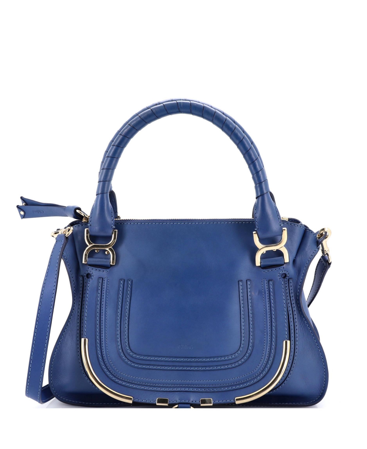 Pre-Owned Chloe Marcie Satchel Leather