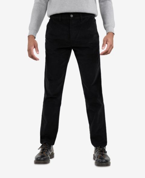 Мужские брюки SPRING + MERCER Slim Fit Corduroy, цвет: Чёрный